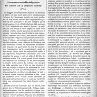 1696 - Page 1691 - Partie Professionnelle. Médecine sociale. Le projet de loi assurance maladie-invalidité et retraite / L’assurance-maladie obligatoire. Son influence sur la profession médicale, (Fin)