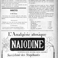 1726 - Page XLIII-1721 - Aphorismes, par le Docteur E. Crouzel / Variétés. L’Orviétan [Dr M. Vimont]