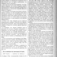 1768 - Page 1763 - Partie scientifique. Revue des sociétés savantes. Projet de révision de la loi sur la santé publique, (Académie de médecine) / Sur le traitement des anévrysmes de l’aorte, (Académie de médecine) / La thérapeutique par le choc hémoclasique, (Société médicale des hôpitaux)