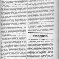 1784 - Page 1779 - Partie professionnelle. La vie syndicale et professionnelle. Syndicat médical Angers-Campagne. Loi des Pensions / Hygiène publique. Faut-il modifier la loi de 1902 et comment ?