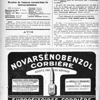 1805 - Page 1800-IV - Office de Renseignements du « Concours » / Membres du Concours exerçant dans les stations d’altitude / Membres du Concours exerçant dans les stations balnéaires / Demandes et offres
