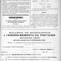 1806 - Page V-1801 - Demandes et offres / Correspondance. Le salaire de base pour le calcul des indemnités-accidents / Erratum