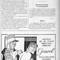 1808 - Page VII-1803 - Correspondance. Sur la toxicité du Sédol. Tentative de suicide par le Sédol / Mutualité Familiale. La combinaison D