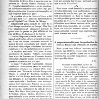 1887 - Page 1880 - Propos du jour. Comment honorer nos morts. Une fête franco-américaine à Bordeaux. La fondation du Memorial Home [J. Noir] / A propos du conflit pour L’organisation des soins à donner aux réformés et mutilés [Dr Pierre Seytre]