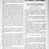 1914 - Page 1907 - Partie Professionnelle. Médecine sociale. Le projet de loi assurance maladie-invalidité-retraites / La vie syndicale et professionnelle. Vers la Fédération Corporative des Médecins de la Région Parisienne, par Camille Lian