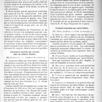 1974 - Page 1967 - Partie Scientifique. Revue des sociétés savantes. Paris. Sur la transmission placentaire de l’encéphalite léthargique, (Académie de médecine) / Le danger des radiations pénétrantes, (Académie de médecine) / Intoxication mortelle par l'arsenic dans les milieux viticoles, (Académie de médecine) / Les doses de digitaline dans le traitement de l’asystolie, (Académie de médecine) / L’origine traumatique de certains hygromas chroniques, (Académie de médecine) / Occlusion intestinale par calcul biliaire, (Société de chirurgie)
