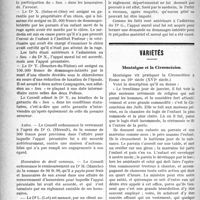 1999 - Page 1992 - Partie Professionnelle. Sou médical. Extrait analytique des procès verbaux du Conseil d’Administration / Variétés. Montaigne et la Circoncision