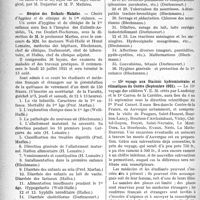 2001 - Page 1994 - Partie Professionnelle. Reportage professionnel. Nouvelles et Informations. Hôpital Boucicaut / Hospice des Enfants-Malades / 15e voyage aux Stations hydrominérales et climatiques du Centre (Septembre 1921)