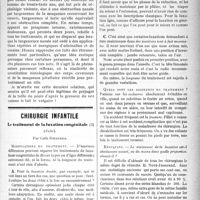 2030 - Page 2023 - Partie scientifique. Neurologie. Les troubles génito-urinaires réflexes et nerveux, par L. Pron / Chirurgie infantile. Le traitement de la luxation congénitale, (Suite), par Carie Roederer