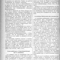 2043 - Page 2036 - Partie scientifique. A travers la presse. L’ictus laryngé des bronchitiques [(Gaz. des hôp. 1921, n° 34)] / L’auto-sérothérapie et l’auto-hématothérapie dans les dermatoses [(Presse Méd. 30 avril 1921)] / Le syndrome Parkinsonien post-encéphalitique [(Bull. Méd. 30 avril 1921)]