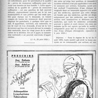 2071 - Page 2064-XXXII - Documents officiels. A l’officiel. Allocation des secours aux femmes en couches / Une clinique exploitée par une société anonyme est passible de l’impôt sur le chiffre d’affaires