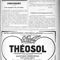 2080 - Page V-2073 - Demandes et offres / Correspondance. L’eau oxygénée et les cancroïdes / L’injection anti-tétanique préventive