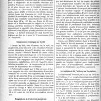 2105 - Page 2098 - Partie scientifique. A travers la presse. Presse anglaise. L’antiquité de la syphilis [(Liverpool médical Institution, 28 avril 1921)] / La réaction de Sachs-Georgi [(Arch. of dermat. and syph. mars 1921)] / Intoxication chronique par le thé [(Médical Record, 19 mars 1921)] / Prophylaxie de l’infection puerpérale [(Société médicale du Staffordshire, 21 avril 1921)] / Le traitement de l’asthme par la peptone [(Bristish med. Journ. 14 mai 1921)]
