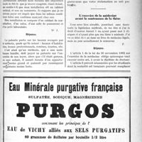 2194 - Page VII-2187 - Correspondance. Etablissement de la patente / L’exercice de la médecine avant la soutenance de la thèse