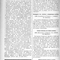2217 - Page 2210 - Partie scientifique. A travers la presse. De la dyspnée des cardio-rénaux [(Presse méd. 11 mai 1921)] / Revue des sociétés savantes. La peste à Marseille, en 1720-1721, (Académie de médecine)) / Pathogénie des exostoses ostéogéniques multiples, (Académie de médecine) / Urémie mortelle avec faible azotémie, (Soc. médicale des hôpitaux) / Rétrécissement mitral et syphilis, (Soc. méd. des hôpitaux))