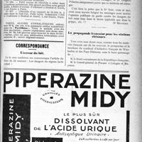 2256 - Page V-2249 - Demandes et offres / Correspondance. L’erreur du lait / La propagande française pour les stations rhénanes