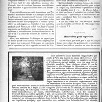 2257 - Page 2250-VI - Correspondance. La propagande française pour les stations rhénanes / Honoraires pour expertises
