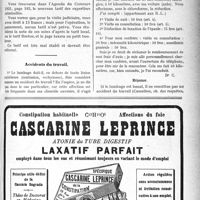 2258 - Page VII-2251 - Correspondance. Honoraires pour expertises / Accidents du travail