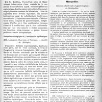 2286 - Page 2279 - Partie scientifique. Revue des sociétés savantes. Paris. Myosite syphilitique symétrique des sterno mastoïdiens, (Soc. méd. des hôpitaux) / Septicémie traitée par colloïdoclasie sous-cutanée, (Soc. méd. des hôpitaux) / Conception étiologique de l’encéphalite épidémique, Société de Biologie) / Réaction du benjoin colloïdal dans la syphilis nerveuse, (Société de Biologie) / Montpellier. Réunion obstétricale et gynécologique de Montpellier