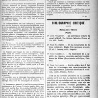 2290 - Page 2283 - Partie scientifique. Revue des sociétés savantes. Montpellier. Société des sciences médicales et biologiques de Montpellier et du Languedoc méditerranéen. Les rachianalgésies chirurgicales / Bibliographie critique. Revue des Thèses. Paris / Quelle artère faut-il lier dans les hémorragies non cataclysmiques de l’amygdalectomie, Dr Jean Cauchois. (Librairie littéraire et médicale, Louis Arnette, Paris)