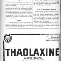 2309 - Page 2302-XXXII - Correspondance. Secret professionnel / A. M. G. Inscriptions abusives
