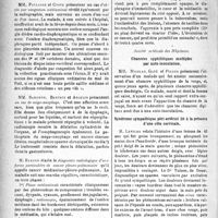 2339 - Page 2332 - Partie scientifique. Revue des sociétés savantes. Lyon. Société nationale de médecine et des sciences médicales. Questions de radiologie / Société médicale des Hôpitaux. Chancres syphilitiques multiples par auto-inoculation / Syndrome sympathique péri-artériel lié à la présence d’une côte cervicale