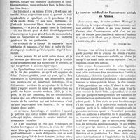 2351 - Page 2344 - Partie professionnelle. Médecine sociale. Le médecin et les lois sociales nouvelles / Le service médical de l’assurance sociale en Alsace