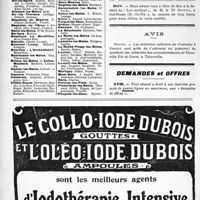 2383 - Page 2376-IV - Office de Renseignements du « Concours » / Membres du Concours exerçant dans les Stations Thermales / Demandes et offres