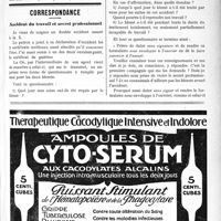 2432 - Page V-2425 - Demandes et offres / Correspondance. Accident du travail et secret professionnel