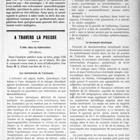 2452 - Page 2445 - Partie scientifique. Massothérapie. Le massage chez les obèses, par P. Mathieu / A travers la presse. L’iode dans la tuberculose, (Erratum) / Les traitements de l’urticaire [(L’Hôpital, juin 1921 A)] / L’iridocyclite par leucorrhée chez les jeunes filles [(La Clinique ophtalmologique, juin 1921)] / Le lavement électrique