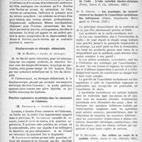 2459 - Page 2452 - Partie scientifique. Revue des sociétés savantes. Ostéomes du ligament rotulien, (Société de chirurgie) / Diaphanoscopie en chirurgie abdominale, (Société de chirurgie) / Ponction exploratrice du péritoine dans les contusions de l’abdomen, (Société de chirurgie) / Bibliographie critique. Revue des Thèses. Paris. Les avantages, les inconvénients et les dangers de l’anesthésie rachidienne. Ses indications, par Dr G. Grave. (Dijon, Imprimerie Bernigaud et Privât, 1921) / Des ictères au cours de la syphilis, par Dr N. Bavachi. (Paris, Jouve et Cie, éditeurs, 1921)