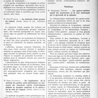 2462 - Page 2455 - Partie scientifique. Bibliographie critique. Revue des Thèses. Paris. Des ictères au cours de la syphilis, par Dr N. Bavachi. (Paris, Jouve et Cie, éditeurs, 1921) / La cataracte totale acquise des enfants, par Dr Jean Plicque. (Paris, Jouve et Cie, éditeurs, 1921) / De l’application de la méthode des greffes ostéo-périostiques au traitement des résections suivies d'articulation ballante au membre supérieur et en particulier de celle de l’épaule. (Paris, Jouve et Cie, éditeurs, 1921) / Toulouse. Les gastro-entérites aiguës des nourrissons et de leur traitement par le glucoside de la salicaire, par Dr Benjamin Dedieu