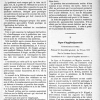 2470 - Page 2463 - Partie professionnelle. La vie syndicale et professionnelle. Fédération des syndicats médicaux de l'Hérault, (17 juillet 1921) / Ligue d’hygiène mentale. Compte-rendu moral, Présenté à l'Assemblée générale du 23 juin 1921, par le Docteur Genil-Perrin