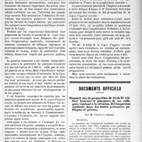 2474 - Page 2467 - Partie professionnelle. La vie syndicale et professionnelle. Ligue d’hygiène mentale. Compte-rendu moral, Présenté à l'Assemblée générale du 23 juin 1921, par le Docteur Genil-Perrin / Documents officiels. Rapport sur la proposition de loi de M. Gilbert Laurent et plusieurs de ses collègues tendant à la création de l’inspection médicale dans les écoles primaires publiques et privées, par M. Thibout