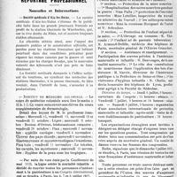 2481 - Page 2474 - Partie professionnelle. Documents officiels. Proposition de loi / Reportage professionnel. Nouvelles et Informations. Société médicale d’Aix-les-Bains