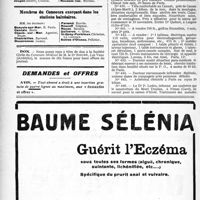 2559 - Page 2552-IV - Office de Renseignements du « Concours » / Membres du Concours exerçant dans les stations d’altitude / Membres du Concours exerçant dans les stations balnéaires / Demandes et offres