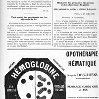 2561 - Page 2554-VI - Correspondance. Le scandale de Wiesbaden. Un réconfort pour les Stations Thermales de France / Tarif réduit des pensionnés sur les chemins de fer / Ministère des pensions, des primes et des allocations de guerre. Office national des mutilés et réformés de la guerre