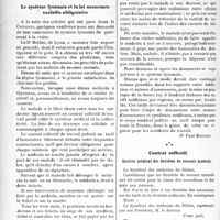 2587 - Page 2580 - Partie professionnelle. Médecine sociale. Le système lyonnais et la loi assurance maladie obligatoire / Contrat collectif. Service médical des Sociétés de secours mutuels