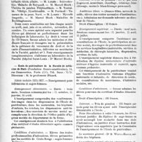 2657 - Page 2650 - Partie professionnelle. Reportage professionnel. Nouvelles et Informations. Clinique des maladies cutanées et syphilitiques / Ecole de puériculture de la Faculté de médecine de Paris