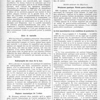 2701 - Page 2694 - Partie scientifique. Revue des sociétés savantes. Lyon. Société nationale de Médecine et des Sciences médicales. Pseudo-rhumatisme syphilitique précoce simulant un rhumatisme blennorrhagique / Zona et varicelle / Radiographie des sinus de la face / Rupture traumatique de l’urètre / Calcul du canal de Warthon / Société médicale des Hôpitaux. Néoplasme gastrique. Fistule gastro-jéjunale / Le trou auscultatoire et ses conditions de production / De la tension artérielle dans la convalescence de la fièvre typhoïde
