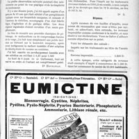 2746 - Page VII-2739 - Correspondance. A propos du scandale de Wiesbaden. La défense de l'industrie thermale française / Un traitement du puraphimosis / Calcul d’impôts sur les revenus