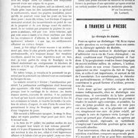 2761 - Page 2754 - Partie scientifique. Rhinologie. Un cas de syphilis tertiaire simulant une tumeur maligne / A travers la presse. La chirurgie du diabète [(Bulletin médical, n° 31, 30 juillet 1921)]