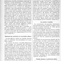 2765 - Page 2758 - Partie scientifique. A travers la presse. La colectomie totale dans la stase intestinale chronique [(Presse médicale, 4 août 1921)] / Traitement des convulsions de la première enfance [(Presse Médicale, 10 août 1921)] / Les entérites à Lamblia [(Presse Médicale, 10 août 1921)] / Troubles vésicaux et antéversion utérine [(Presse Médicale, 6 août 1921)]