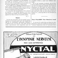 2805 - Page 2798-XXXVI - Correspondance. Contribution personnelle mobilière et patente / Taux d’invalidité d’un blessé du travail