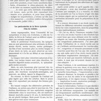 2843 - Page 2836 - Partie scientifique. A travers la presse. Anesthésie rachidienne et méningite septique [(Archives médico-chirurgicales de Normandie, juillet 1921)] / Les particularités de la fièvre typhoïde chez les enfants [(La Médecine, août 1921)] / Traitement des maladies du poumon par la vaccinothérapie [(La Pratique médicale française, août 1921)]