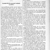 2854 - Page 2847 - Partie professionnelle. Médecine sociale. Le projet de loi assurance maladie invalidité