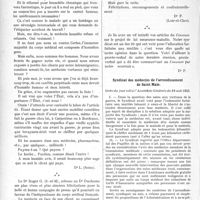 2903 - Page 2896 - Partie professionnelle. Médecine sociale. Le médecin et les lois sociales nouvelles / Syndicat des médecins de l’arrondissement de Saint-Malo