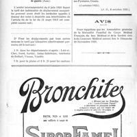 2929 - Page 2922-XXXII - Documents officiels. A l'officiel. Tarif des déplacements pour les soins aux mutilés de guerre (Suite)