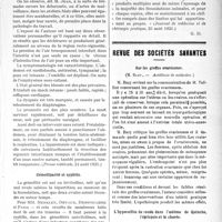 2958 - Page 2951 - Partie scientifique. A travers la presse. Les appendicites sans péritonite. Le syndrome toxémique chronique [(Presse médicale, 24 août 1921)] / Ruptures recto-coliques par l’air comprimé / Gémelliparité et syphilis [(Journal de médecine et de chirurgie pratique, 25 août 1921)] / Revue des sociétés savantes. Sur les greffes ovariennes, (Académie de médecine) / L’hyposulfite de soude dans l’oedème de Quincke, l’épilepsie et la chorée, (Soc. médicale des hôpitaux)
