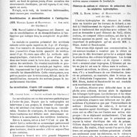 2959 - Page 2952 - Partie scientifique. Revue des sociétés savantes. L’hyposulfite de soude dans l’oedème de Quincke, l’épilepsie et la chorée, (Soc. médicale des hôpitaux) / Sensibilisation et désensibilisation à l’antipyrine, (Soc. méd. des hôpitaux) / La sacralisation, d’après 100 examens cliniques et radiographiques, (Société médicale des hôpitaux) / Chlorure de sodium et chlorure de potassium dans les néphrites hydropigènes, (Soc. méd. des hôp) / Asthme d’origine équine : désensibilisation par des cuti-réactions répétées, (Soc. méd. des hôp)